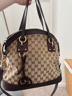 Vintage Gucci Monogram Dome Bag